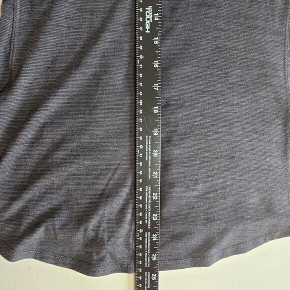 Prana Hoody Women's XS Charcoal Henley Neckline Kangaroo Pouch Long Sleeve - Picture 7 of 14